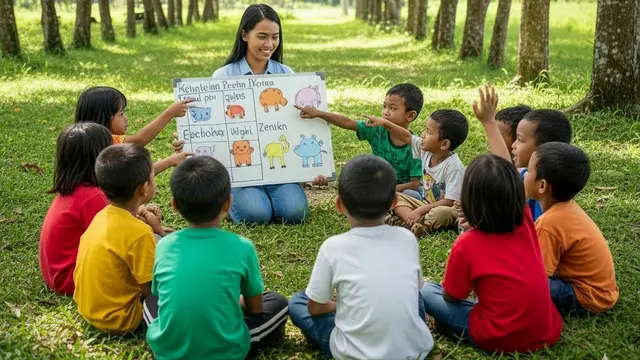 Manfaat Belajar di Luar Ruangan